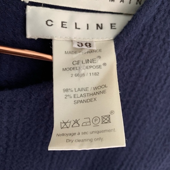 Celine Finition Main Navy Dress - Picture 4 of 7